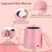 Yovanpur Mini Waxing Kit - Portable Hard Wax Warmer for Hair Removal with 14oz Beads - Brazilian Bikini Wax Kit for Women - At-Home Hair Removal in Pink - Buy Online on GoSupps.com