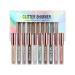 DTT 10 Colors Liquid Glitter Eyeshadow Set Long Lasting Waterproof Eye Shadow Makeup Shiny Shimmer for Girls Makeup Cosmetic Manner