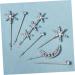 FRCOLOR 2 Sets Fringe Bobby Pin Hair Barrettes for Women Rhinestone Hair Clip Hair Clips Hair Accessories Side Clip Star Hair Clip Rhinestone Barrettes Alloy Wild Issue Card - Buy Online on GoSupps.com