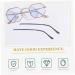 Ultechnovo Women's Sunglasses Replacement Frames - 3 Pairs of Metal Legs with Push Buttons - Stylish Brillen Frame & Hinge Brackets - Blue | International Shipping - Buy Online on GoSupps.com