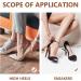 LALAFINA Forefoot Half Size Pads - 25 Pairs Arch Support Cushion for Shoes & Sandals | Wool Summer Insoles for Women - Buy Online on GoSupps.com