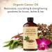 100% Pure Organic Castor Oil - Cold Pressed Unrefined Glass Bottle - 500ml for Skin Hair Eyelashes & Body Care - Hexane Free - Buy Online on GoSupps.com