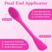 Prasacco 2 PCS Silicone Face Mask Applicator Brushes | Double-head Beauty Tools for Mud, Clay, Charcoal Masks | Rose Red Purple - Buy Online on GoSupps.com