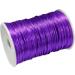 FQTANJU Purple Satin Nylon Trim Cord - 2mm x 100 Yards | Rattail Chinese Knot Kumihimo | Premium Quality - Buy Online on GoSupps.com