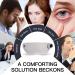 Eye Massager with Heat & Cooling | Migraine Relief Heated Eye Mask | Relaxation & Sleep Improvement | Ideal Birthday Gifts for Men & Women - Gray - Buy Online on GoSupps.com