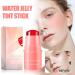 Milk Jelly Tint Milk Cooling Water Jelly Tint Makeup Lip Tint Jelly Blush Stick Sheer Lip & Cheek Stain Solid Moisturizer Stick Buildable Watercolor Finish (Pink) - Buy Online on GoSupps.com