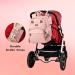 Dikaslon Large Diaper Bag Backpack - Multifunctional Baby Bag with Pacifier Holder & Stroller Belts for Mom & Dad (Pink) | Shop Internationally - Buy Online on GoSupps.com