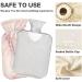 Pink Marble Hot Water Bottle 2L with Cover | Pain Relief for Pregnant Women | Soothing Hot Water Bag - Buy Online on GoSupps.com