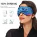 Underwater Dolphin Sleep Mask | Light Blocking Eye Mask for Travel & Naps | Adjustable Soft Blindfold for Men & Women - Buy Online on GoSupps.com