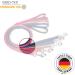 IDC Color & Gray Rubberized Leash - 14 mm x 10 m (Without Loop) - Durable Blue-Grey Dog Leash for International Shipping - Buy Online on GoSupps.com