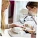 FOMIYES Tools Acrylic Nail Supplies Dish for Acrylic Nails Nail Cup Nail Dish Bowl Nail Dish Cup Nail Liquid Holder Round Nail Art Cup Dappen Dish Octagonal Glass Manicure Metal - Buy Online on GoSupps.com