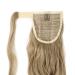 Buy 43 cm Wavy Middle Blonde Pferdeschwanz Clip-in Ponytail Hair Extension - Synthetic Hair Piece for Women - Buy Online on GoSupps.com