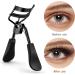 Sibba Professional Eyelash Curler with 10 Extra Silicone Pads - No Pull & Suitable for All Eye Shapes - Glossy Black - Buy Online on GoSupps.com