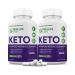 (2 Pack) Trim Life Labs Keto Pills Includes Apple Cider Vinegar Patented goBHB® Exogenous Ketones Advanced Ketogenic Supplement Ketosis Support for Men Women 120 Capsules 60 Count (Pack of 2)