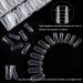 120-Piece Dual Nail Forms Set - Stencil Extension Shapes with Pink Dual-Ended Brush Nail Tip Clip Sponge Separator & Nail Files | Perfect for Polygel Nails - Buy Online on GoSupps.com