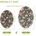 3-Pack Cleaning Kitchen Sponges Oval Pretty Flowers on Dark Kitchen Cellulose Dishwashing Wood Pulp Cotton - Buy Online on GoSupps.com