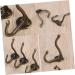 Alipis 10pcs Wall Mount Clothing Rack Towel Hook Retro Hook Vintage Hook Coat Hanger Bathrobe Old Fashioned medium As Shown - Buy Online on GoSupps.com