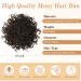 RUWISS Short Curly Drawstring Ponytail Extension - Dark Brown Synthetic Hair Bun for Women - Buy Online on GoSupps.com