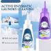 Active Enzyme Clothing Stain Remover - White Shirt Guardian Active Enzymatic Laundry Cleaning Stubborn Stains Cleaner Clothes Oil Stain Remover Clothing Quick Laundry Dry Cleaner (White + Purple) - Buy Online on GoSupps.com