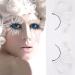 Dorisue White Lashes Halloween eyelashes Double Lip White Big Extra Long Feather eyelashes Extra extension Costume Queen Lashes