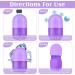 Zopeal Ice Face Roller - Silicone Ice Cube Tool for Facial Icing & Skin Care | Purple Ice Holder for Beauty & Anti-Aging | 2.6 x 2.1 x 4.9 Inch - Buy Online on GoSupps.com