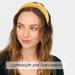 Ondder Knotted Headbands for Women 10 Pack - Fashionable Solid Color Wide Headbands for Thin Thick Hair - Top Knot Cute Assorted Headbands - Turban Hairbands - Buy Online on GoSupps.com