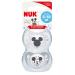 NUK Disney Baby Dummies 6-18 Months Silicone Soothers BPA Free Mickey & Minnie Mouse 2 Count