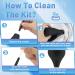 Enema Douche Bulb Kit 225ml Reusable Anal Douche Kit Boilable Vaginal Wash Tool Easy to Use and Clean Colon Cleansing Bottle for Women Men with 3 Nozzles 1 Cleaning Brush and Storage Bag-(Black) 225ml Black - Buy Online on GoSupps.com