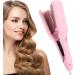 Electric Curling Wand - Portable Curling Iron Crimper | 32mm Temperature Adjustable Wave Heated Iron Volumizing Curling Wand | Portable Hairstyle Iron For Colleague Dorm Home Travel And Salon B: Pink European Regulations - Buy Online on GoSupps.com