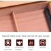 Cigar Humidor Box Hold 30 to 35 Cigars Cigar Case Cedar Wood Cigar Box Gift with Glass Top and Hygrometer Humidifier Bar Divider Red - Buy Online on GoSupps.com
