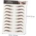 FOMIYES 63 Sheets Waterproof Eyebrow Stickers 3d Stickers False Eyebrows 6d Hair-like Eyebrows Stickers Miss - Buy Online on GoSupps.com
