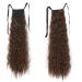 Ponytail Extension Wrap On Clip Hair Extensions Synthetic Corn Wavy Long Ponytail for Women Hairpiece Ponytail Hair Extension(Q56-8 34inch-85cm) 34inch-85cm Q56-8