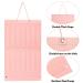 JOYMOMO Hanging Hair Claw Clip Organizer - Pink Felt Storage for Women & Girls - Buy Online on GoSupps.com