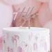 Ginger Ray Rose Gold Acrylic Hello 21 Birthday Cake Milestone Topper