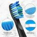 5pc Compatible Electric Toothbrush Replacement Heads for Fairywill D7/D8/FW507/FW508 - Black, Moderately Soft Bristles - Buy Online on GoSupps.com