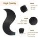 AGMITY Tape in Hair Extensions Human Hair Jet Black 24 inches 50g/pack 20pcs Invisible Straight Seamless Skin Weft Tape in Extensions Remy Human Hair(24 inches #1 Jet Black) 24 inch #1 Jet Black - Buy Online on GoSupps.com