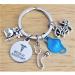 Kit's Kiss Medical Assistant Keychain | Stethoscope & Syringe | Nursing School Graduation Gift | 1.2" Diameter | International Shipping - Buy Online on GoSupps.com