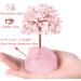 Xiannvxi Rose Quartz Crystal Money Tree - Feng Shui Natural Gemstones - Tree of Life Decor for Home & Office - Buy Online on GoSupps.com
