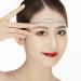 Baluue 100pcs Eyebrow Ruler White Eyebrow Shape Measurements Eyebrow Measurement Tool 18X2.2CM White - Buy Online on GoSupps.com