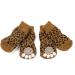 Harfkoko Pet Heroic Anti-Slip Knit Leopard Print Dog & Cat Socks | Rubber Reinforced Paw Protectors for Indoor Wear | Small-Medium-Large Dogs & Cats - Buy Online on GoSupps.com