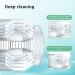 10pcs U-Shape Silicone Toothbrush Replacement Heads for Kids (Ages 2-6) - C-Shape Design - Buy Online on GoSupps.com
