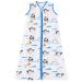 Chilsuessy Baby Sleeping Bag 2.5 tog Toddler sleeping bag 100% Cotton Nursery Bedding Kids Wearable Blanket Sleeping Sack for Infant Boys Girls suitable All Year Round Penguin family 90cm/1-2 Years