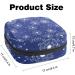 Buy Aesthetic Dark Blue Storage Bags for Women's Bandages Menstrual Pads & Tampons | Portable & Stylish Holder for School & Office - Buy Online on GoSupps.com