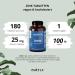 Nutri + Zinc Tablets 25mg - Vegan High Dose for Skin & Hair - 180 Tablets - Zinc Glycinate without Additives - Optimal Immune Support - Buy Online on GoSupps.com