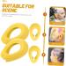 MAGICLULU 2 Pairs Ear Caps for Styling Reusable Ear Covers for Hair Dye Heat Protection Hairdressing Ear Caps Hair Dryer Ear Cover Unisex Muffs Bedpan Pregnant Woman Water Proof 7.5x5cm Yellow - Buy Online on GoSupps.com