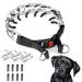 Acrylicc Dog Prong Training Collar Adjustable Dog Choke with Quick Release Snaps and Comfort Tips for Small Medium and Large Dogs (X-Large 4.0mm 23.6" 18-22" Neck Black) X-large 4.0mm