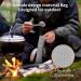 OUTXE Titanium Long Handle Spork and Spoon 8.7-Inch - Camping and Eco-Friendly Soup Spoon Set - Buy Online on GoSupps.com