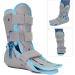 Adjustable Walking Boot for Sprained Ankle - 360 Protection & Breathable Support Brace for Left Foot - Buy Online on GoSupps.com