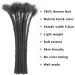 DaiMer 100% Human hair Dreadlocks Extensions for Black Women 12 inch Afro Kinky 10 Strands 0.4cm Real Hair Fashion Handmade Permanent Loc Extensions for Men Black Women (12 Inch 10 Locs) 12 inch 10 Locs 1B 0.4cm - Buy Online on GoSupps.com