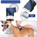 Cordless Dog Hair Clipper Kit - Low Noise Trimmer for Dogs & Cats - Rechargeable Grooming Set with Guide Comb, Comb, and Scissor (Blue) - Buy Online on GoSupps.com